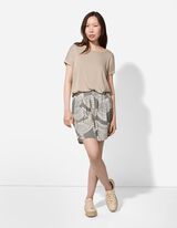 Šortky - Potisk po celé ploše - sv. zelena