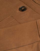 Jachetă-cămașă - Imitație de piele întoarsă - Maro deschis