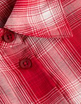 Blouse - Ruitmotief - rood