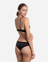 Push-up podprsenka - Push-up efekt - cierna