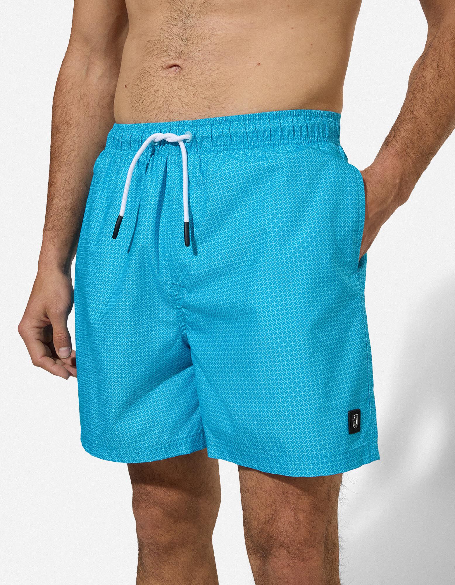 Badehose - Print - t&uuml;rkis