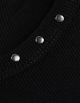 Top - Franjuri - Negru