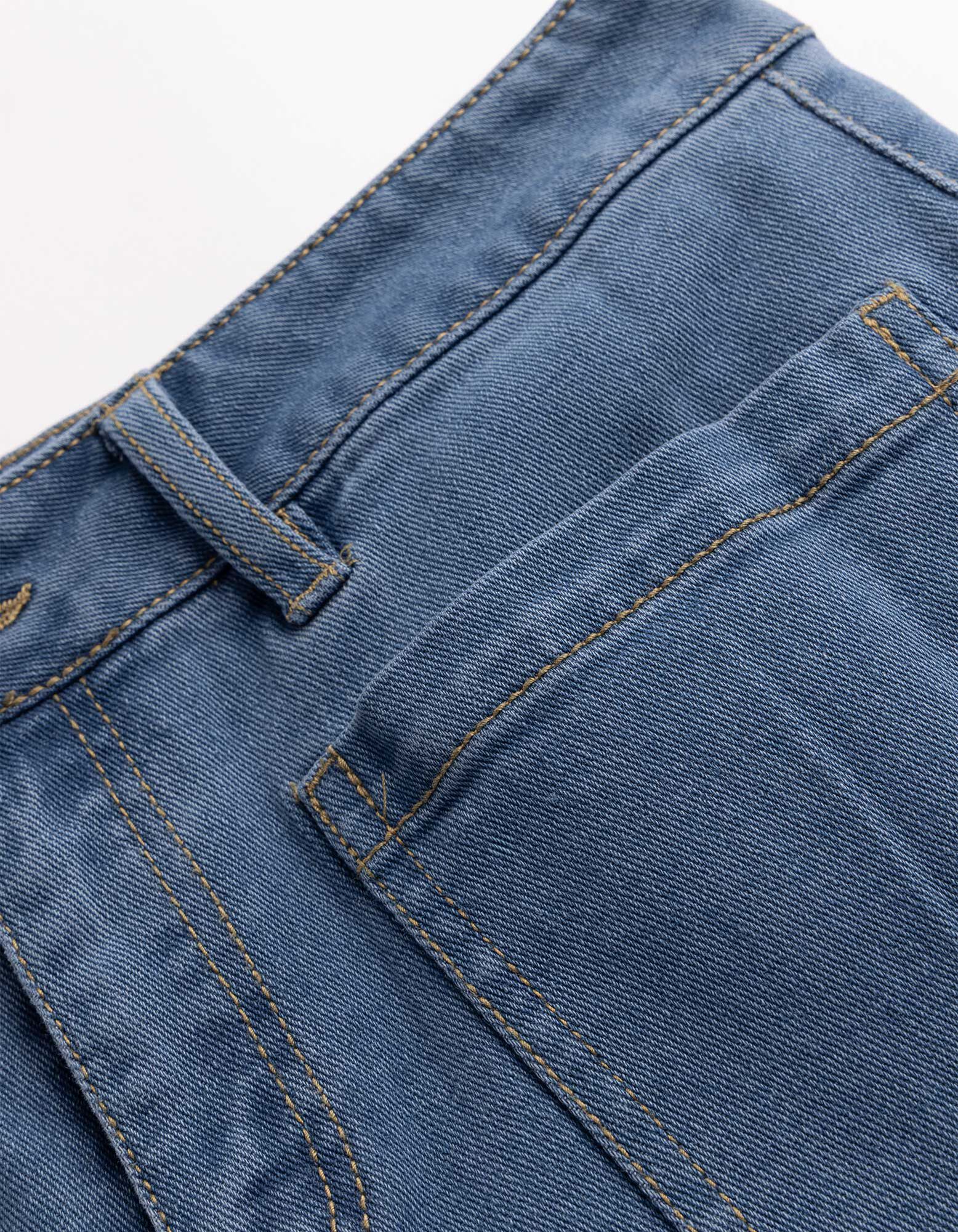 Caprihose - Regular Waist - blau