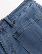 Caprihose - Regular Waist - blau