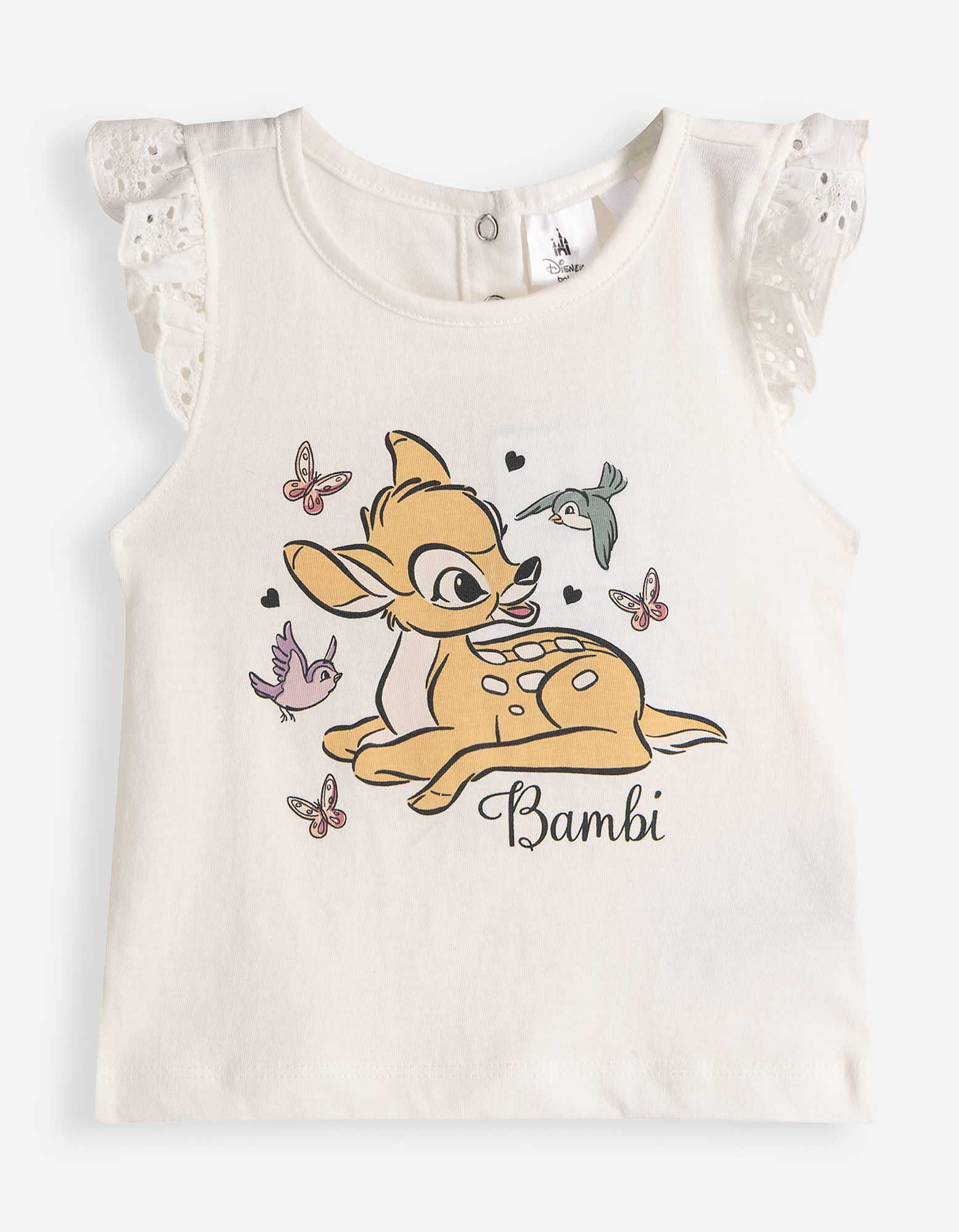 Ensemble t-shirt et pantalon - Bambi - blanc