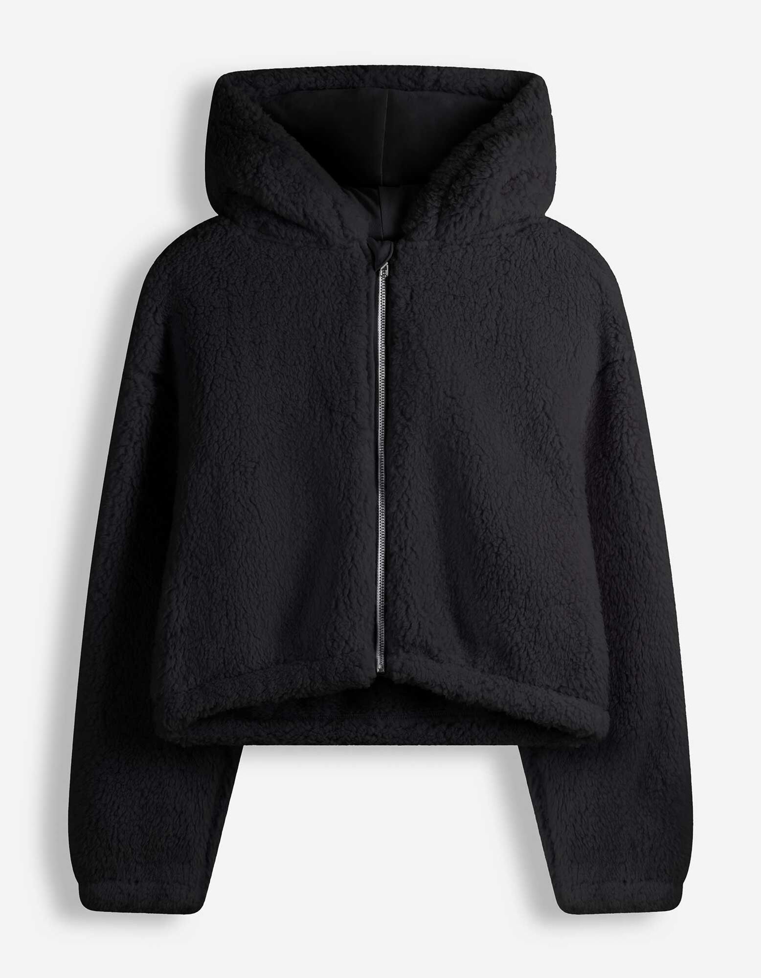 Sweatvest - Teddy - Zwart