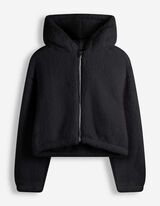 Sweatvest - Teddy - Zwart