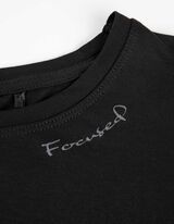 Tričko - LENZING&trade; ECOVERO&trade; - cierna