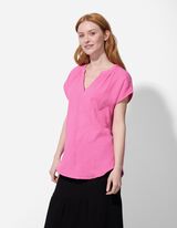 Bluse - Musselin - pink