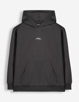 Bluză cu glugă - Oversized Fit - Gri &icirc;nchis