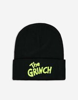 Čepice beanie - Grinch - cerná