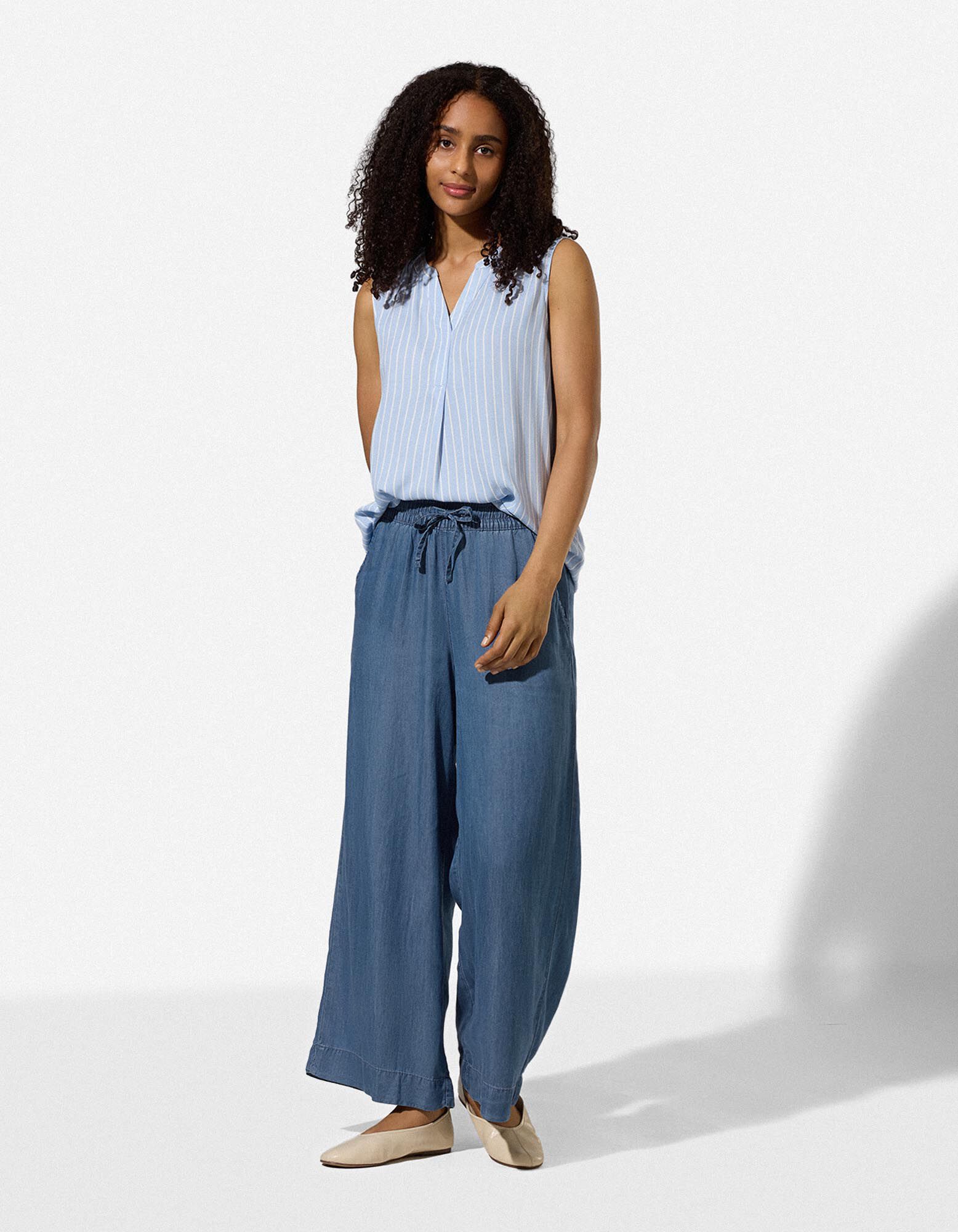 Jeans - Tencel - blau