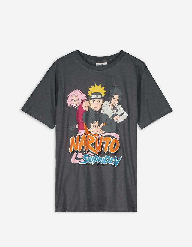 T-shirt - Naruto - ciemny szary