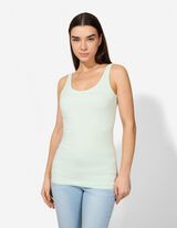 Top - Met stretch - lichtgroen