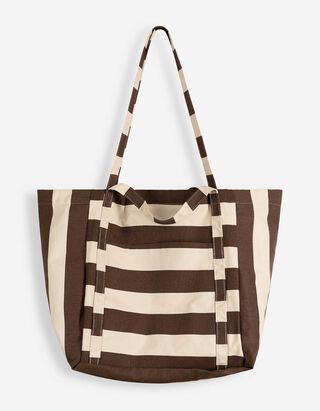 Tas - Strepen - bruin