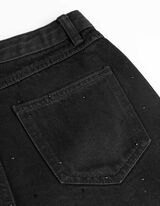 Jeans - Pietre Stras - nero