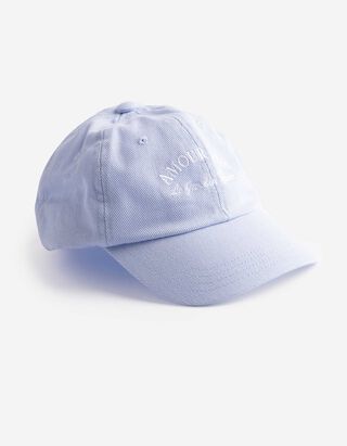 Basecap - Schriftzug - hellblau