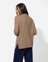 Troyer - Strick - hellbraun