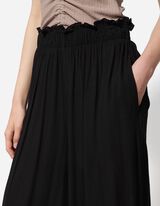 Kalhoty - Široký střih Wide Fit - cerná