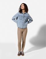 Hose - Skinny Fit - Braun