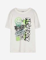 T-Shirt - Print - weiß