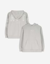 Hoodie - Oversized Fit - hellgrau