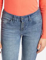 Jeans - Efecte de spălare - Albastru