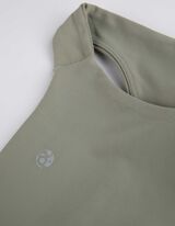 Cropped Top - Soft-Touch - dunkelgr&uuml;n