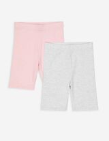 Pantaloncini da ciclista - Confezione doppia - rosa