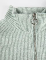 Mar&scaron;kinėliai ilgomis rankovėmis - Užtrauktukas - zalias