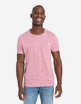 T-shirt - Poche-poitrine - Rose