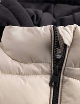 Gilet - Afneembare capuchon - wit