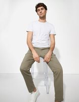 Cargo kalhoty - Poutka na opasek - hneda