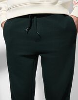 Joggingov&eacute; kalhoty - &Scaron;ňůrka - tmave zelena