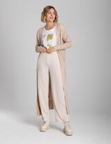 Dugi kardigan - Bočni prorez - bez