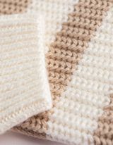 Strickpullover - Baumwolle - weiß