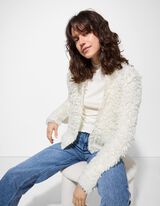 Cardigan - Regular Fit - weiß