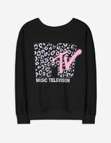 Mikina - MTV - cierna