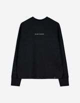 Pulover - Tisk na hrbtni strani - crna