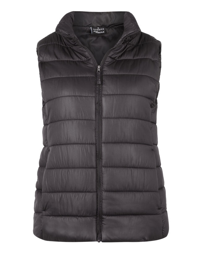 Damen Steppweste mit Stehkragen