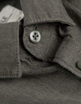 Camicia - Misto lino - verde scuro