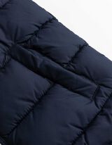 Steppweste - Labelpatch - dunkelblau