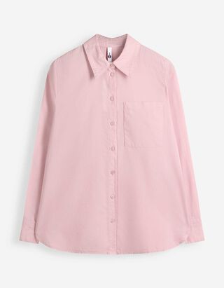 Hemdbluse - Soft-Touch - Rosa