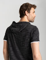 Tricou - Glugă - Negru