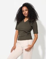 Polo-majica - tamno-zelena