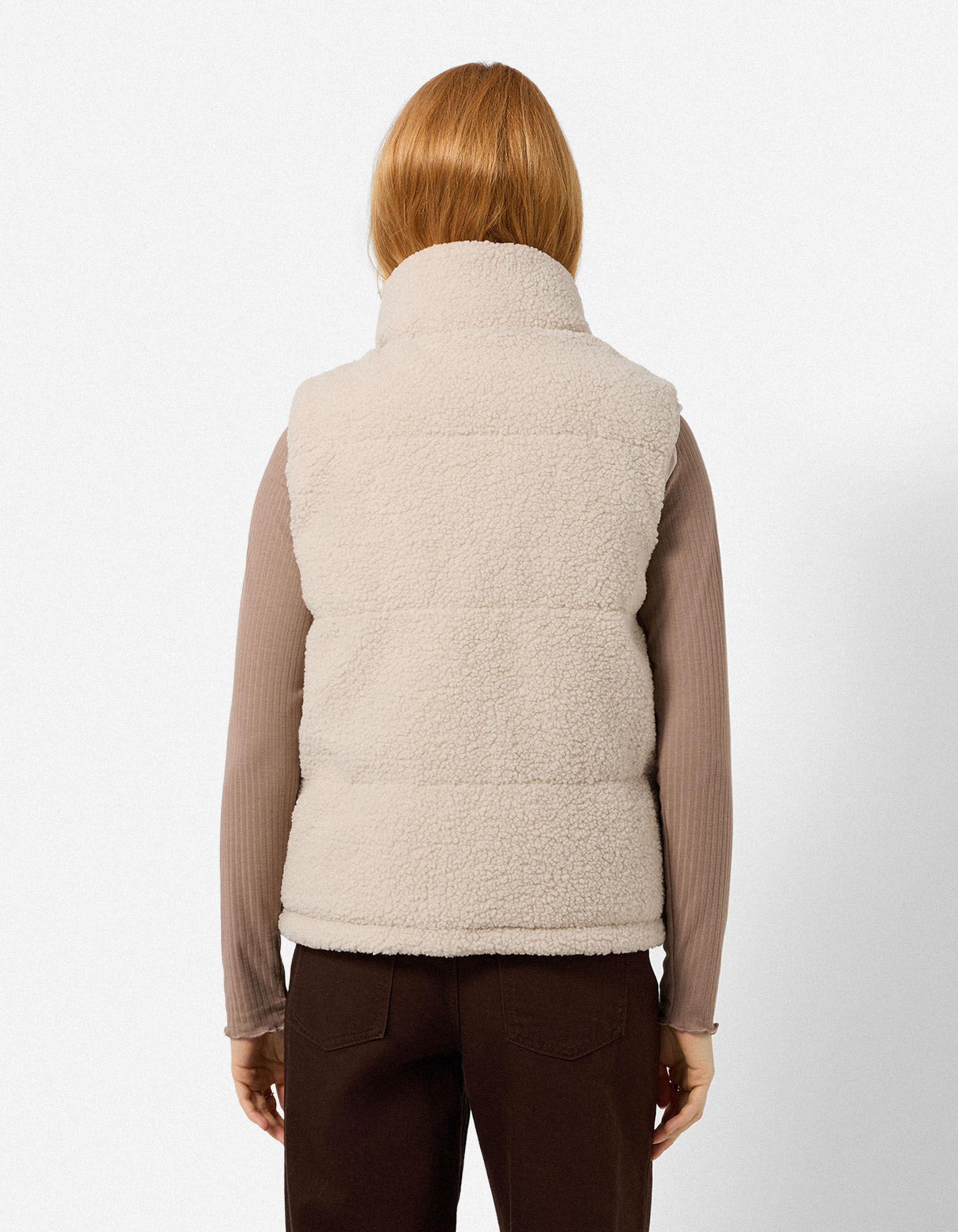 Steppweste - Wendbar - Beige