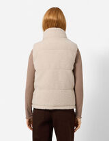 Steppweste - Wendbar - Beige