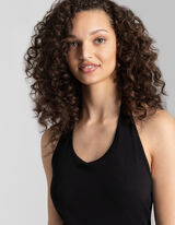 Top - Allacciatura al collo - nero