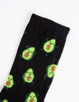 Socken - Allover-Muster - schwarz