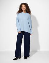 Pullover - Oversized Fit - celeste